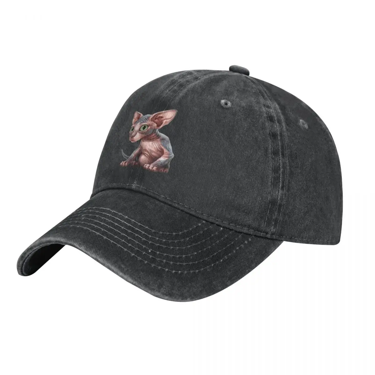 Летняя кепка с солнцезащитным козырьком, хип-хоп кепки Cat-a-clysm, Канадский кот-сфинкс, Ковбойская шляпа, Остроконечные шляпы