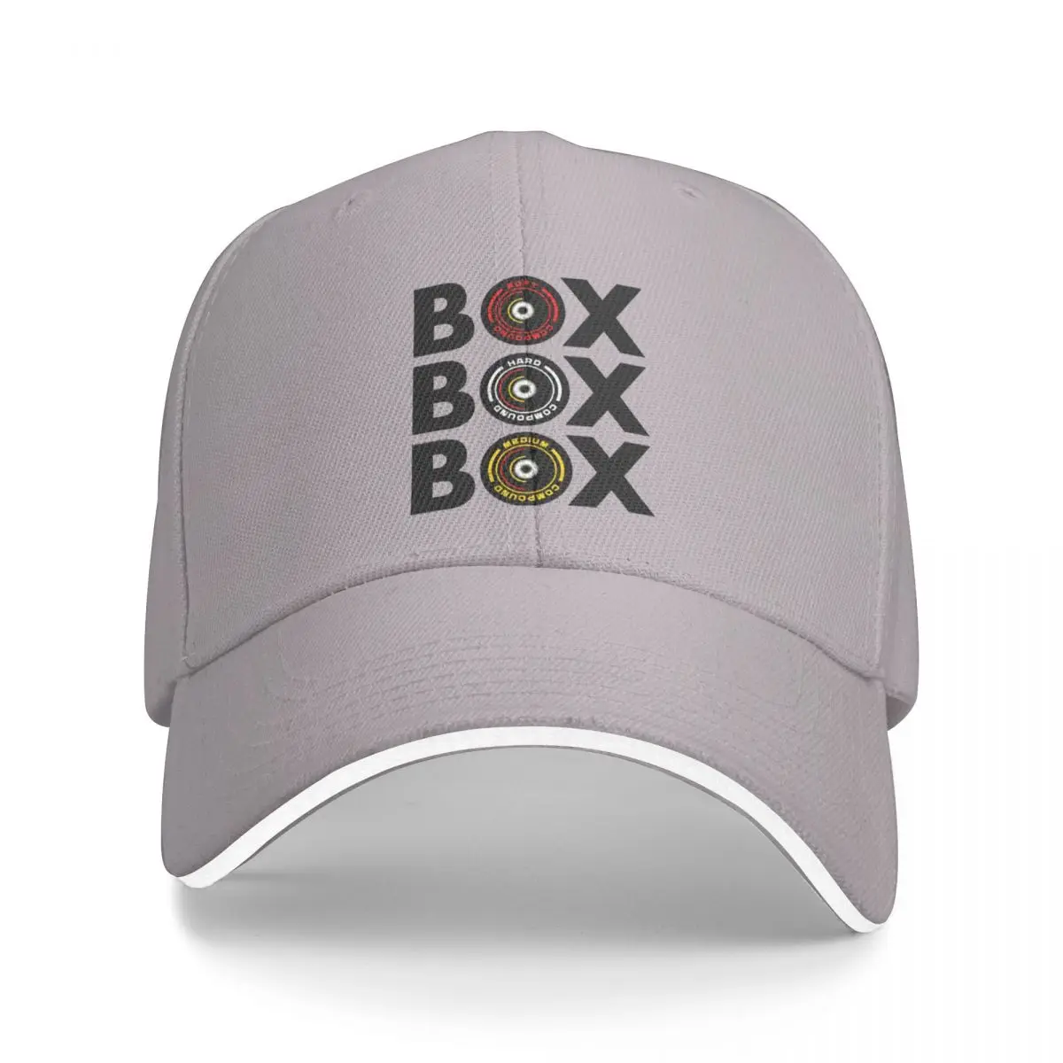 Box Box Box Инфографика F1 Дизайн шинного компаунда бейсболка для гольфа шляпы для женщин Мужские