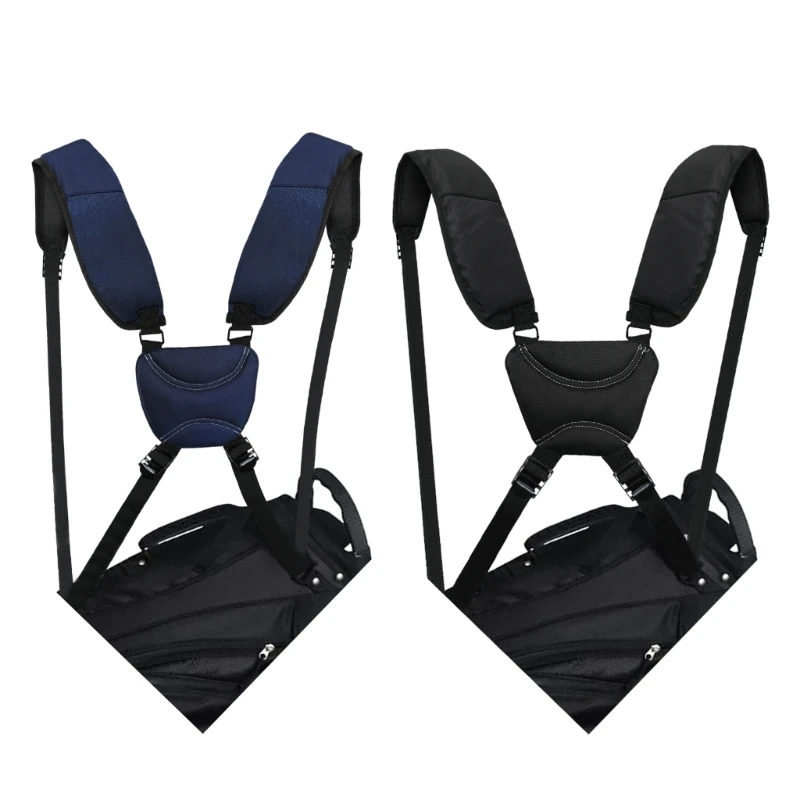Регулируемый плечевой ремень сумки для гольфа, удобные двойные плечевые ремни, дышащий ремень для переноски рюкзака, простой в использовании.