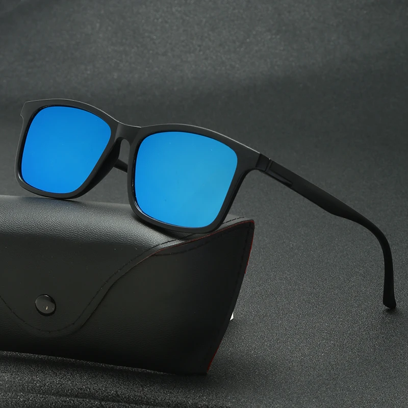 Поляризованные солнцезащитные очки Для мужчин, Винтажные Квадратные Солнцезащитные очки Polaroid, Дизайнерские очки для рыбалки, Очки для вождения, Мужские Gafas De Sol 