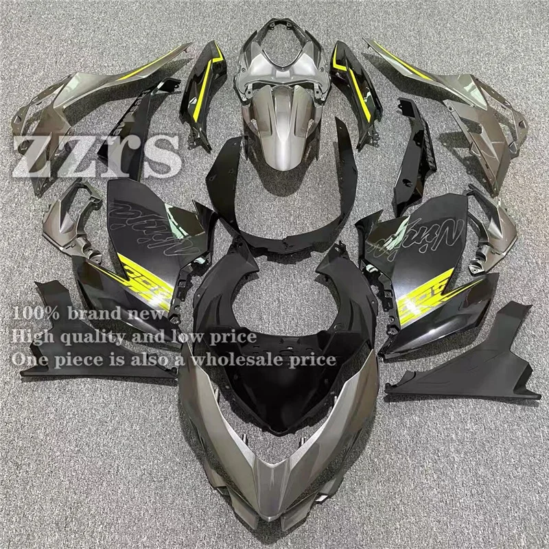 Подходит для Kawasaki Ninja 400 2019-2022 обвес с новым ABS, передний брызговик на капоте мотоцикла, обтекатель левой и правой боковых панелей