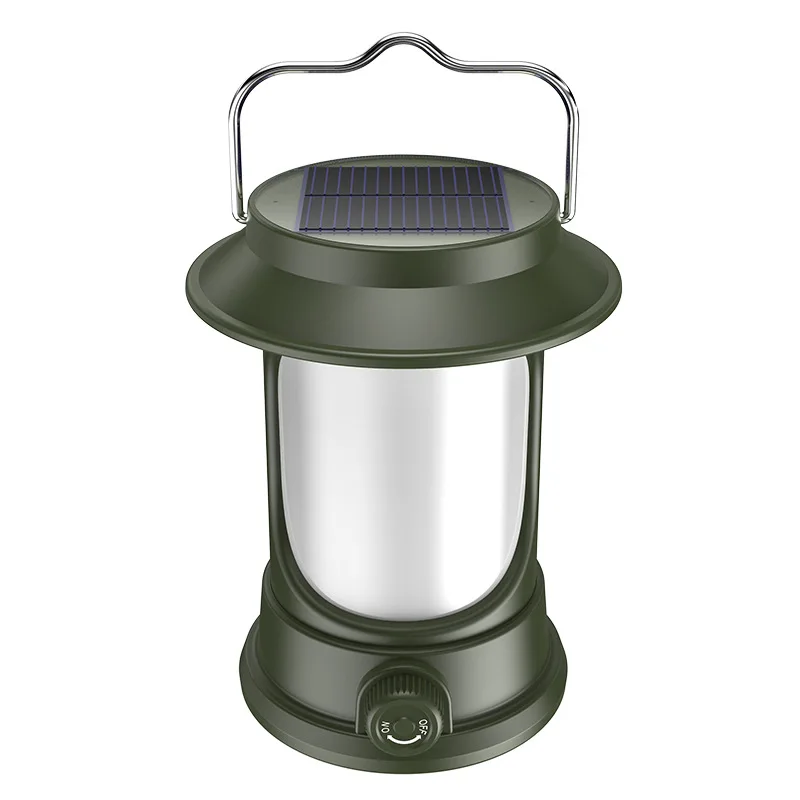 Ретро Фонарь для кемпинга на солнечной энергии 1200mA USB-C Атмосферный светильник для свадебной вечеринки барбекю 13,8 СМ DIY Ландшафтная лампа для двора