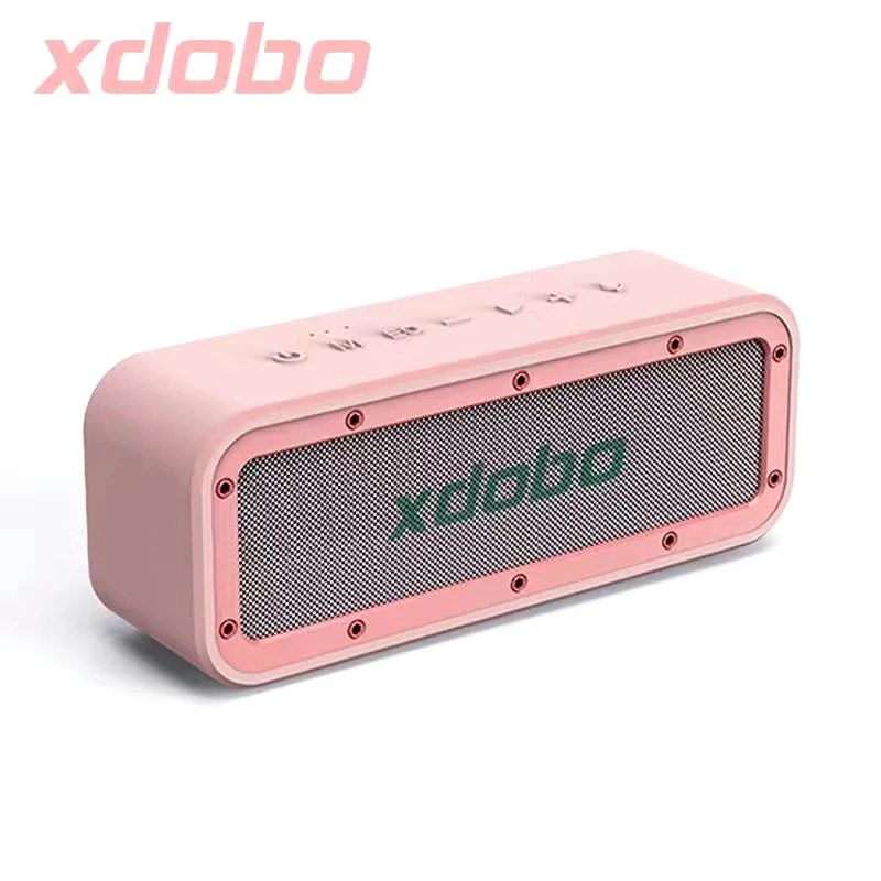 Xdobo Мощный динамик Bluetooth мощностью 50 Вт, Портативный Беспроводной Super Bass, Водонепроницаемый сабвуфер, стереофоническая панель объемного звучания TWS TF