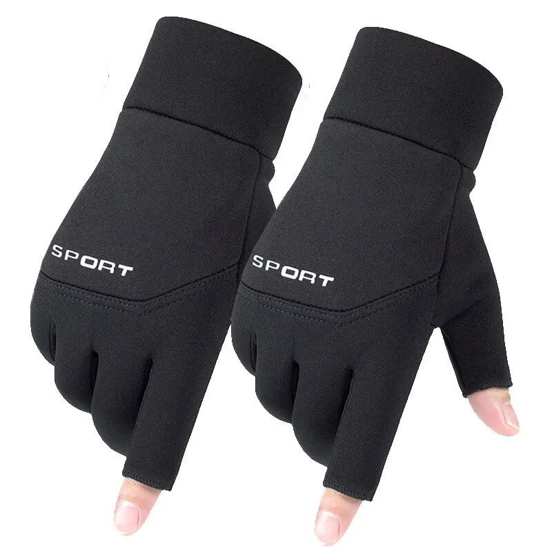 Противоскользящие перчатки для защиты от сенсорного экрана, легкие перчатки на весь палец для весенне-летних прогулок на горных велосипедах, нескользящие